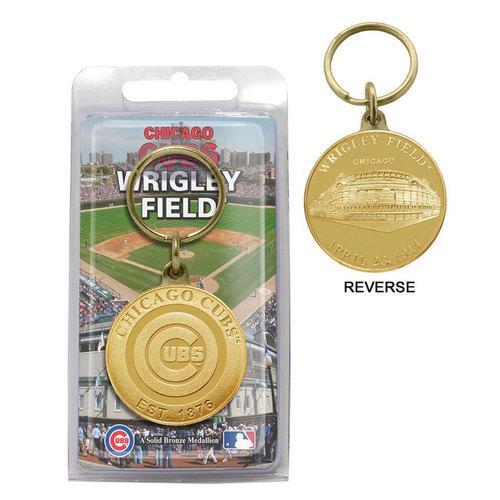 Chicago Cubs Bronze Key Chain