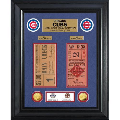 Chicago Cubs World Series Deluxe Gold Coin &amp; Ticket Collection