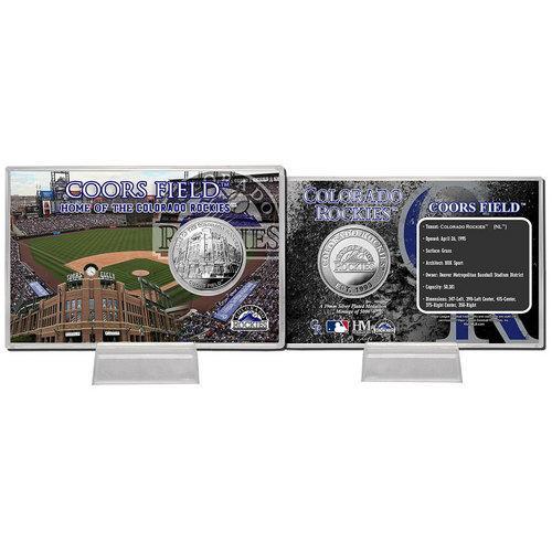 Coors Field Silver Coin Card