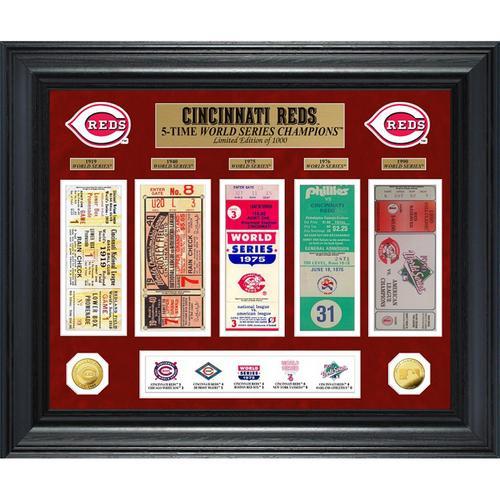 Cincinnati Reds World Series Deluxe Gold Coin &amp; Ticket Collection