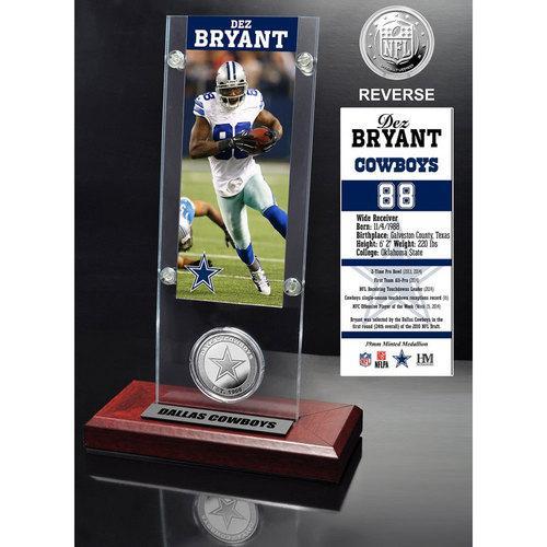 Dez Bryant Ticket &amp; Minted Coin Acrylic Desk Top