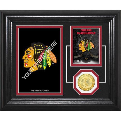 Chicago Blackhawks Fan Memories" Bronze Coin Desktop Photo Mint"