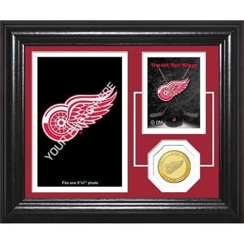 Detroit Red Wings Fan Memories" Bronze Coin Desktop Photo Mint"