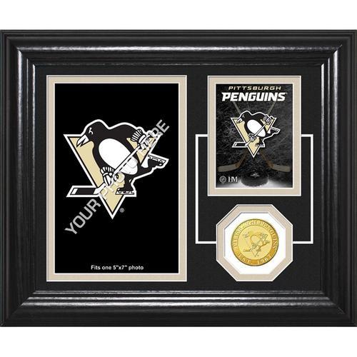 Pittsburgh Penguins Fan Memories" Bronze Coin Desktop Photo Mint"