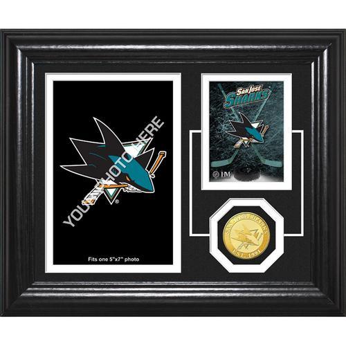 San Jose Sharks Fan Memories" Bronze Coin Desktop Photo Mint"