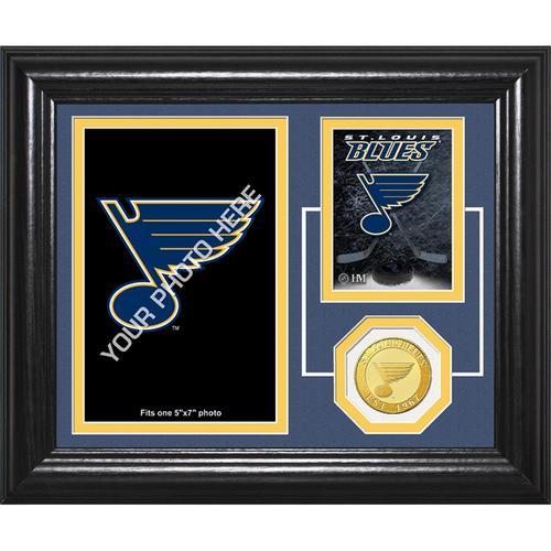 St. Louis Blues Fan Memories" Bronze Coin Desktop Photo Mint"