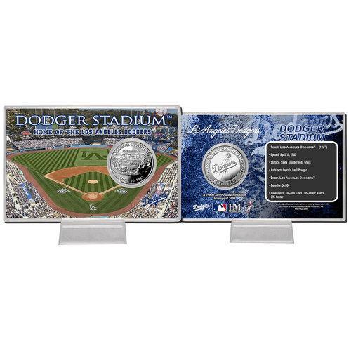 Dodger Stadium Silver Coin Card