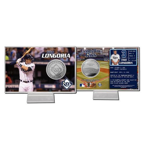 Evan Longoria Silver Coin Card