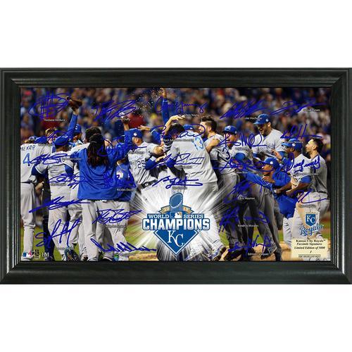 Kansas City Royals 2015 World Series Champions Celebration" Signature Field"