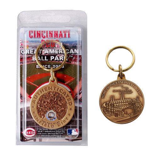 Great American Ball Park Bronze Infield Dirt Keychain