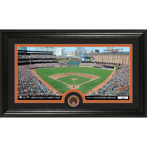 Baltimore Orioles Infield Dirt Coin Panoramic Photo Mint