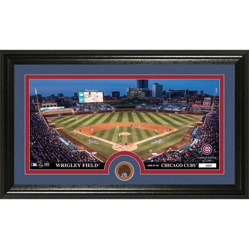 Chicago Cubs Infield Dirt Coin Panoramic Photo Mint