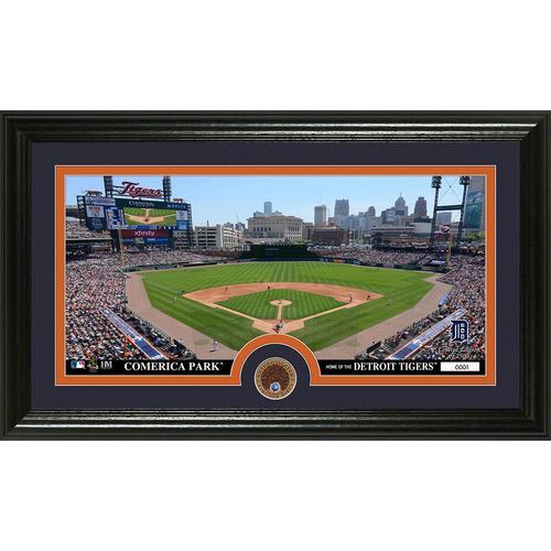 Detroit Tigers Infield Dirt Coin Panoramic Photo Mint