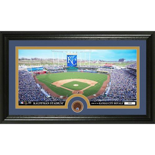 Kansas City Royals Infield Dirt Coin Panoramic Photo Mint