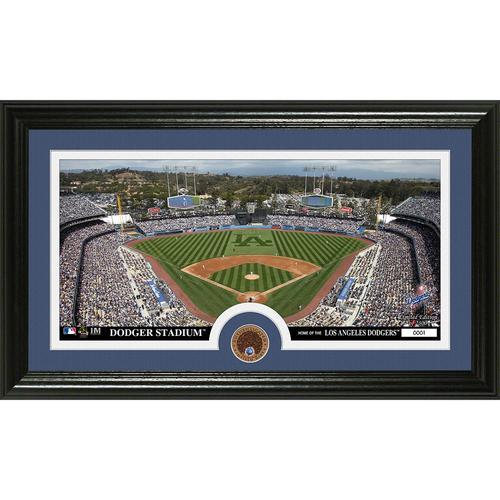 Los Angeles Dodgers Infield Dirt Coin Panoramic Photo Mint