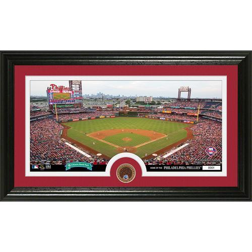 Philadelphia Phillies Infield Dirt Coin Panoramic Photo Mint