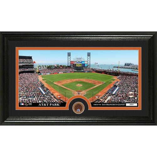 San Francisco Giants Infield Dirt Coin Panoramic Photo Mint