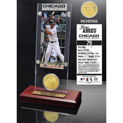 Jose Abreu Ticket &amp; Bronze Coin Acrylic Desk Top