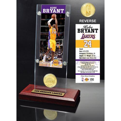 Kobe Bryant Ticket &amp; Bronze Coin Desktop Acrylic