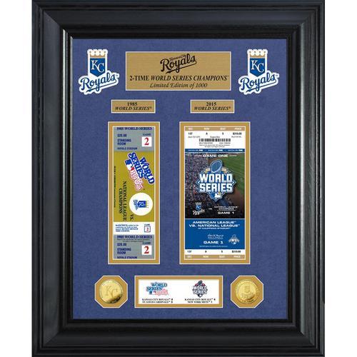 Kansas City Royals World Series Deluxe Gold Coin &amp; Ticket Collection