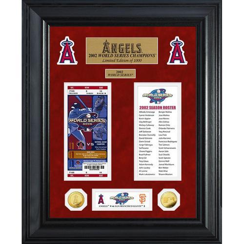 Los Angeles Angels World Series Deluxe Gold Coin &amp; Ticket Collection