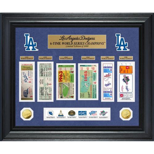 Los Angeles Dodgers World Series Deluxe Gold Coin &amp; Ticket Collection