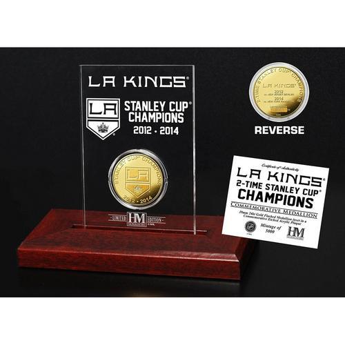 LA Kings 2-time Stanley Cup Champions Gold Coin Etched Acrylic