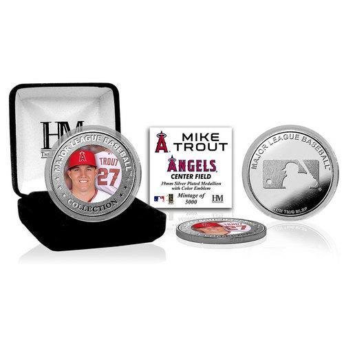 Mike Trout Silver Color Coin