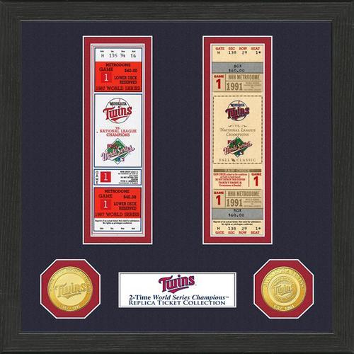 Minnesota Twins World Series Ticket Collection