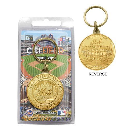 New York Mets Bronze Key Chain