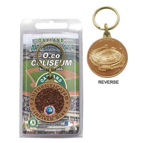 Oakland-Alameda County Coliseum Dirt Keychain