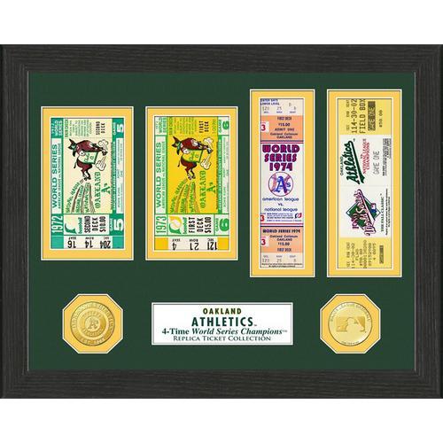 Oakland Athletics World Series Ticket Collection