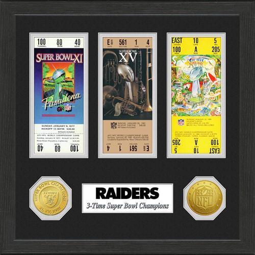 Oakland Raiders  SB Championship Ticket Collection