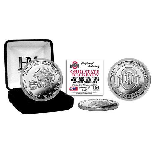 Ohio State University 8-time National Champions" Silver Mint Coin"