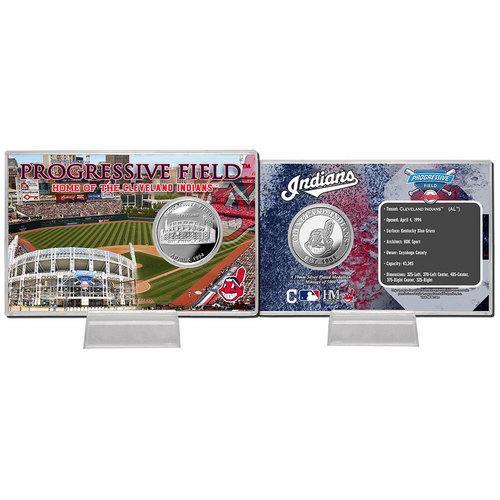 Progressive Field Silver Coin Card