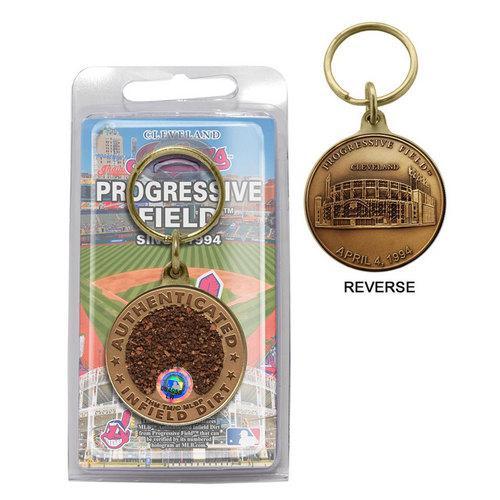 Progressive Field Bronze Infield Dirt Keychain