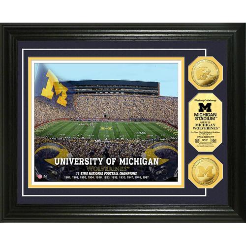 University of Michigan Stadium Gold Coin Photo Mint