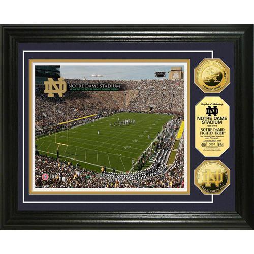 University of Notre Dame Stadium 24KT Gold Coin Photomint