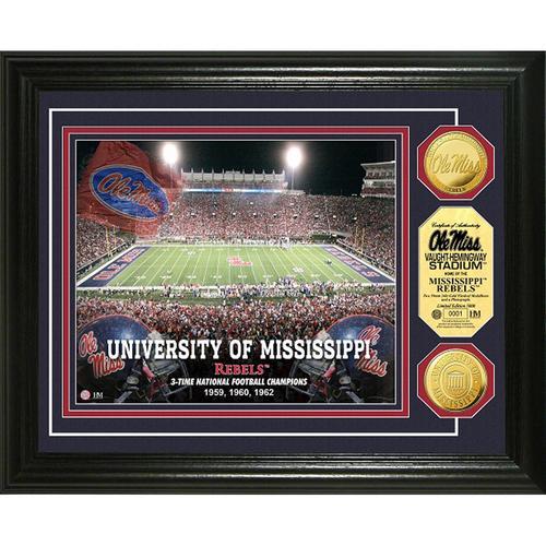 University of Mississippi Stadium Gold Coin Photo Mint