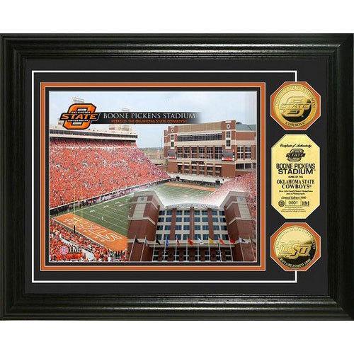 Oklahoma State University Boone Pickens 24KT Gold Coin Photomint