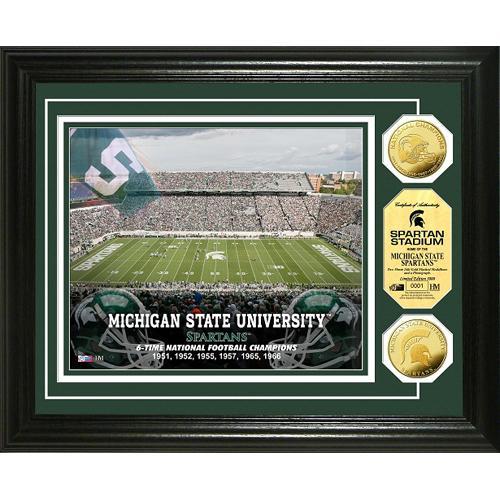 Michigan State Universitystadium Gold Coin Photo Mint