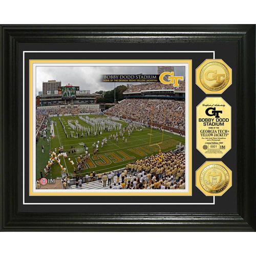 Georgia Tech University Bobby Dodd Stadium 24KT Gold Coin Photomint