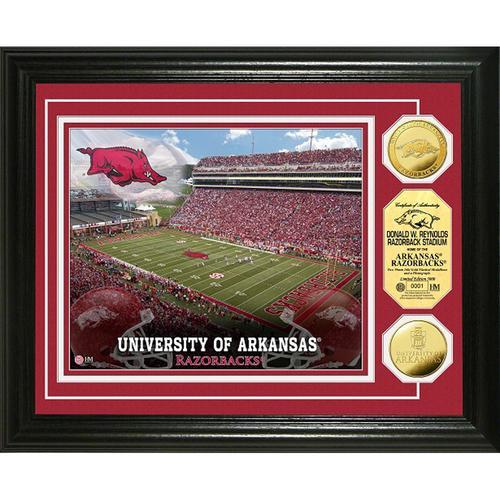 University of Arkansas Stadium Gold Coin Photo Mint