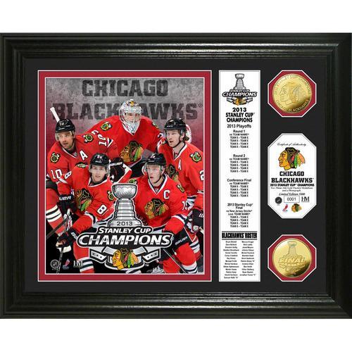 2013 Stanley Cup Champions inBannerin Gold Coin Photo Mint