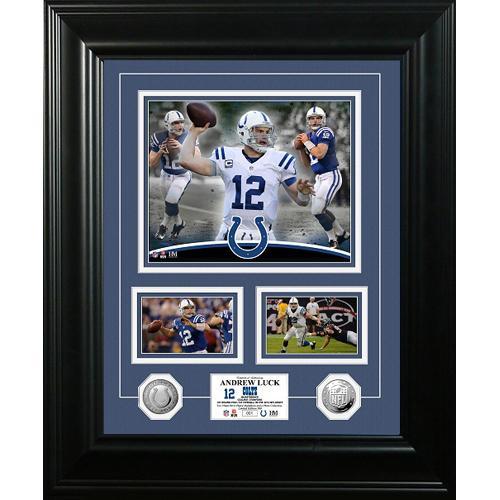 Andrew Luck inMarqueein Silver Coin Photo Mint