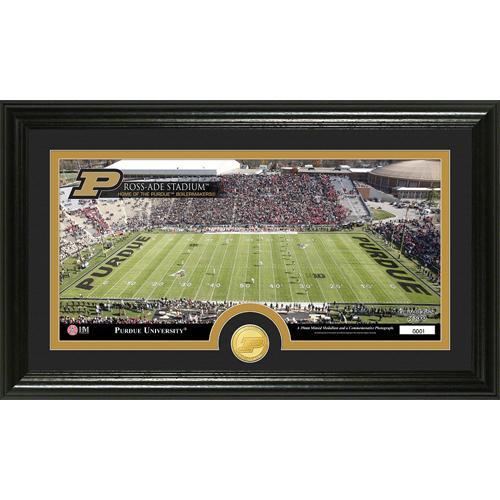 Purdue University inStadiumin Bronze Coin Panoramic Photo Mint