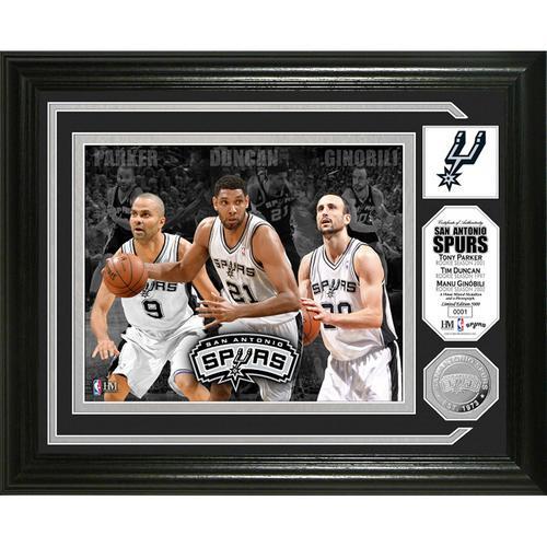 San Antonio Spurs inBig 3in Minted Coin Photo Mint