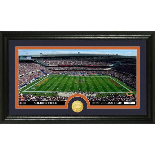 Chicago Bears inStadiumin Bronze Coin Panoramic Photo Mint