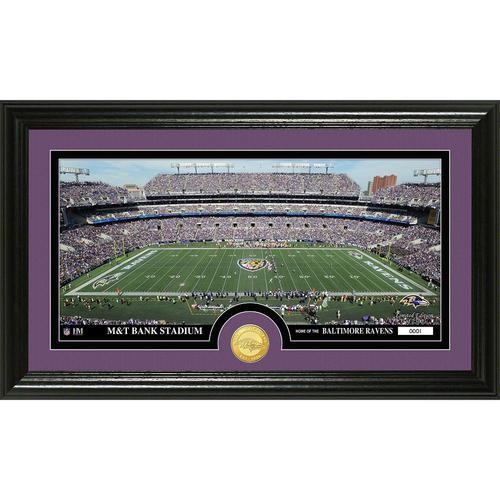 Baltimore Ravens inStadiumin Bronze Coin Panoramic Photo Mint