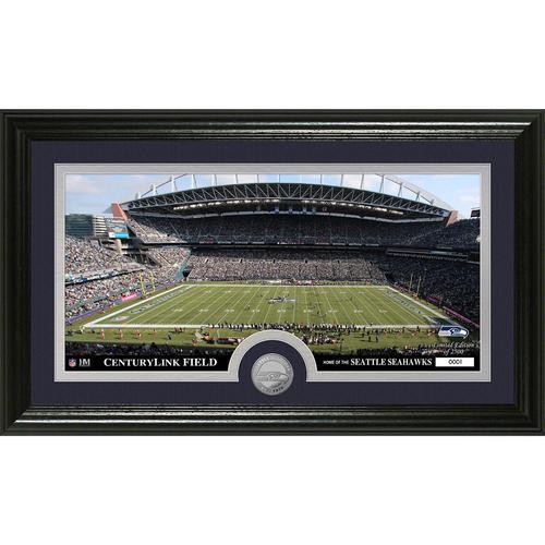 Seattle Seahawks inStadiumin Minted Coin Panoramic Photo Mint